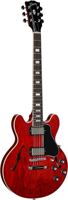 Gibson ES-339 Figured Electric Guitar (with Case), &#039;60s Cherry, Serial Number 211540004, Body Left Front