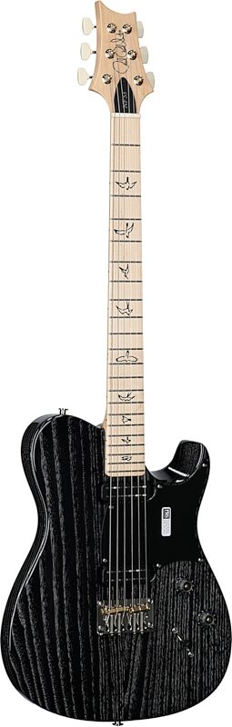 PRS Paul Reed Smith NF 53 Electric Guitar (with Gig Bag), Black Doghair, Serial Number 0383479, Body Left Front