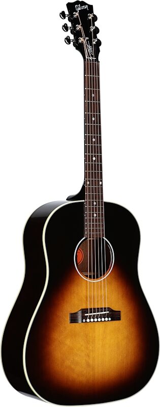 Gibson Slash J-45 Acoustic-Electric Guitar (with Case), November Burst, Serial Number 21034020, Body Left Front