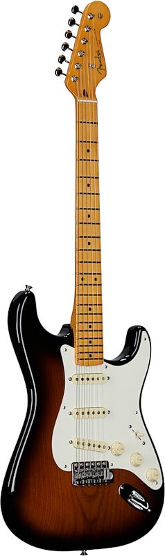 Fender Stories Eric Johnson '54 Virginia Stratocaster Electric Guitar (with Case), 2-Color Sunburst, Serial Number VA01478, Body Left Front