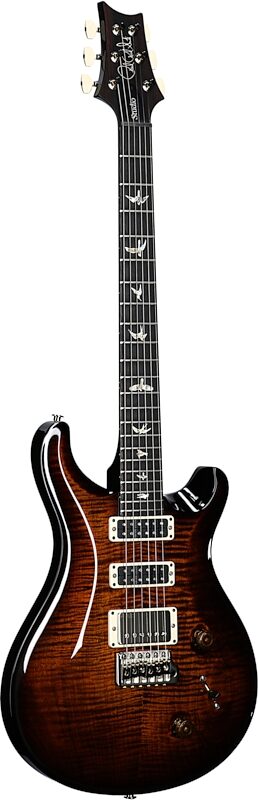 PRS Paul Reed Smith Studio Electric Guitar (with Case), Black Gold Burst, Serial Number 0382323, Body Left Front