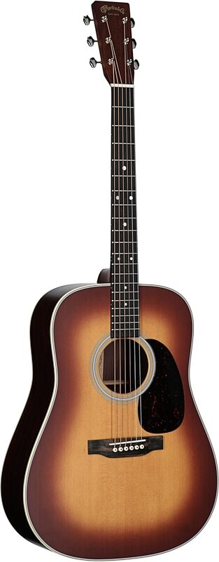 Martin D-28 Satin Acoustic Guitar (with Case), Amberburst, Serial Number M2865577, Body Left Front