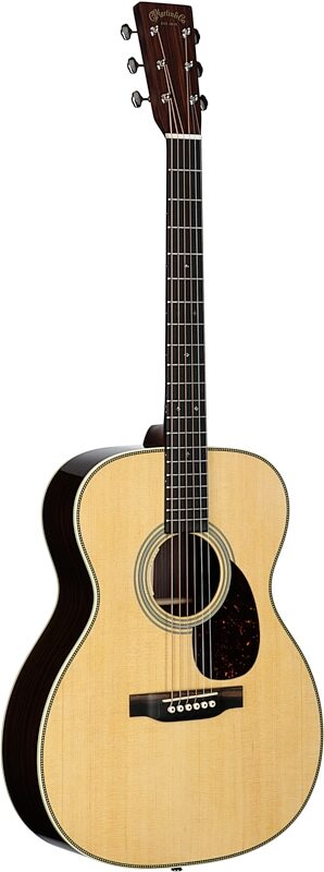Martin OM-28E Acoustic-Electric Guitar with LR Baggs Anthem (and Case), New, Serial Number M2861424, Body Left Front