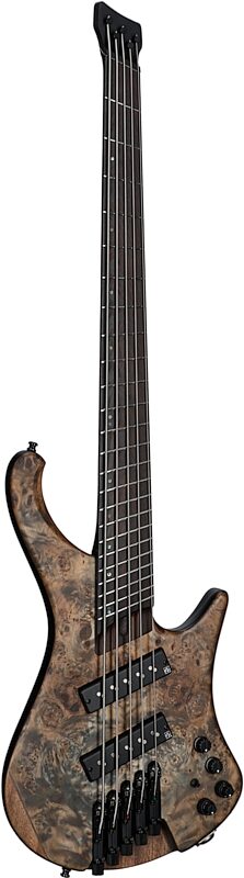 Ibanez EHB1505MS Bass Guitar, 5-String (with Gig Bag), Black Ice Flat, Serial Number 211P02I240120488, Body Left Front