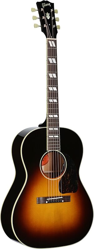 Gibson Nathaniel Rateliff LG-2 Western Acoustic-Electric Guitar (with Case), Vintage Sunburst, Serial Number 21514006, Body Left Front