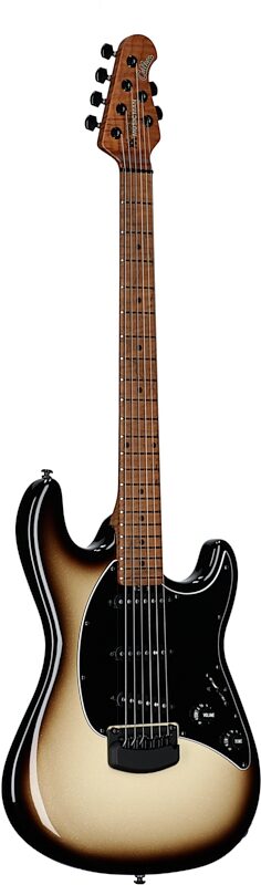 Ernie Ball Music Man Cutlass HT Electric Guitar (with Mono Gig Bag), Brulee, Serial Number H05308, Body Left Front