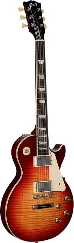 Gibson Exclusive '50s Les Paul Standard AAA Flame Top Electric Guitar (with Case), Heritage Cherry Sunburst, Serial Number 210240038, Body Left Front
