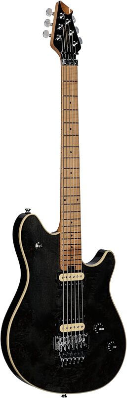 Peavey HP 2 Electric Guitar (with Case), Transparent Black, Serial Number 0ARCEC2000988, Body Left Front