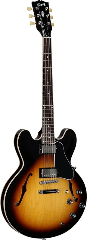 Gibson ES-335 Electric Guitar (with Case), Vintage Burst, Serial Number 210240179, Body Left Front