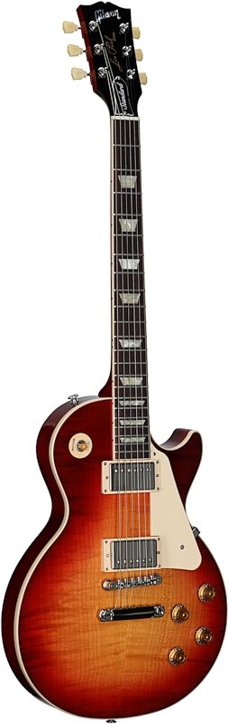 Gibson Exclusive '50s Les Paul Standard AAA Flame Top Electric Guitar (with Case), Heritage Cherry Sunburst, Serial Number 210140053, Body Left Front