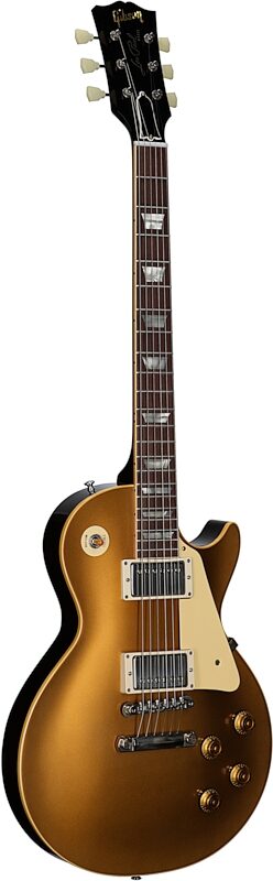 Gibson Custom 57 Les Paul Standard Goldtop VOS Electric Guitar (with Case), Gold Top with Dark Back, Serial Number 741477, Body Left Front