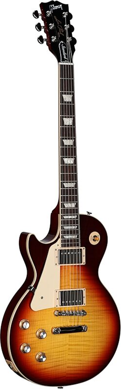 Gibson Les Paul Standard '60s Electric Guitar, Left-Handed (with Case), Bourbon Burst, Serial Number 218540082, Body Left Front