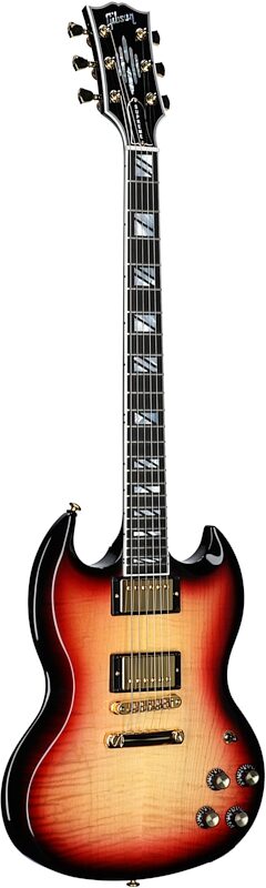 Gibson SG Supreme Electric Guitar (with Case), Fireburst, Serial Number 211540305, Body Left Front