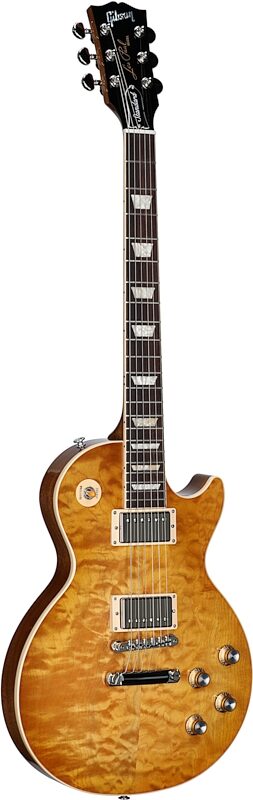 Gibson Exclusive Les Paul Standard 60s AAA Electric Guitar, Quilted Honeyburst, Serial Number 219840333, Body Left Front