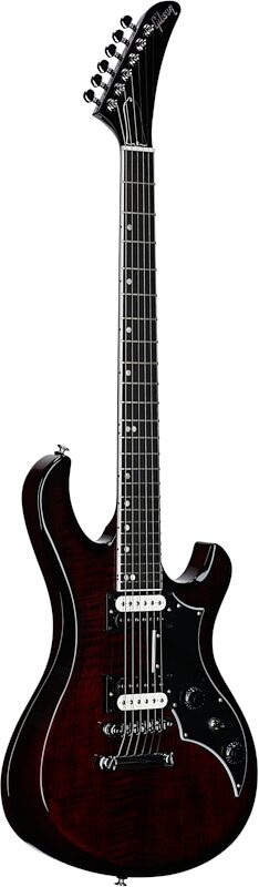 Gibson Victory Figured Top Electric Guitar (with Case), Wine Red, Serial Number 218040069, Body Left Front