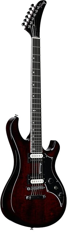 Gibson Victory Figured Top Electric Guitar (with Case), Wine Red, Serial Number 218040067, Body Left Front