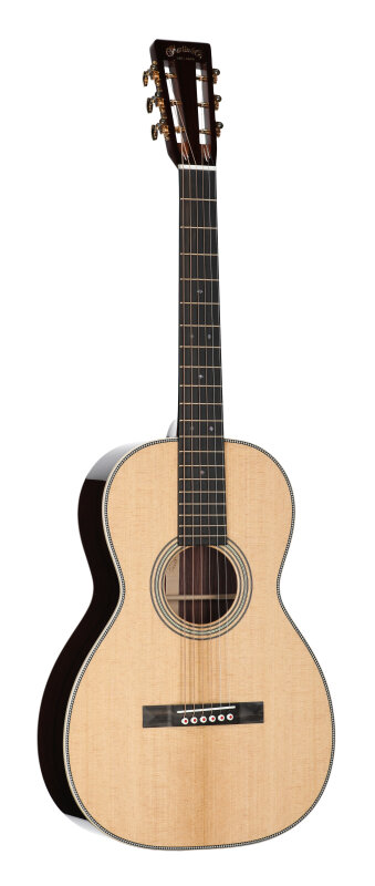 Martin 012-28 Modern Deluxe 12-Fret Acoustic Guitar (with Case), New, Serial Number M2871321, Body Left Front