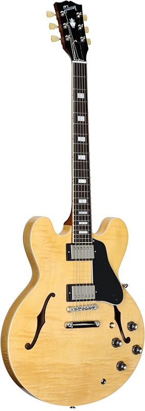 Gibson ES-335 Figured Electric Guitar (with Case), Antique Natural, Serial Number 218040096, Body Left Front