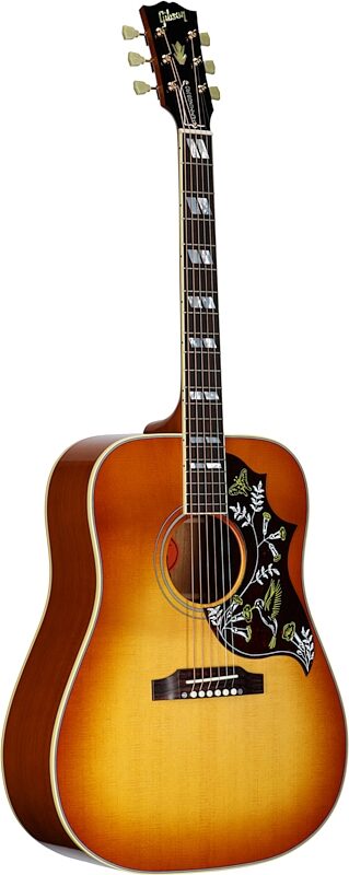 Gibson Hummingbird Original Acoustic-Electric Guitar (with Case), Heritage Cherry Sunburst, Serial Number 22184039, Body Left Front