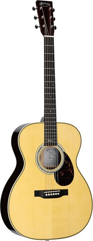 Martin OM-JM John Mayer Special Edition Acoustic-Electric Guitar (with Case), New, Serial Number M2873535, Body Left Front