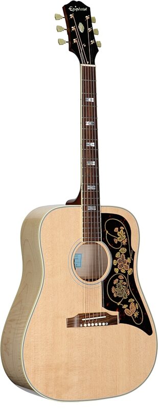 Epiphone USA Frontier Acoustic-Electric Guitar (with Case), Antique Natural, Serial Number 22703061, Body Left Front