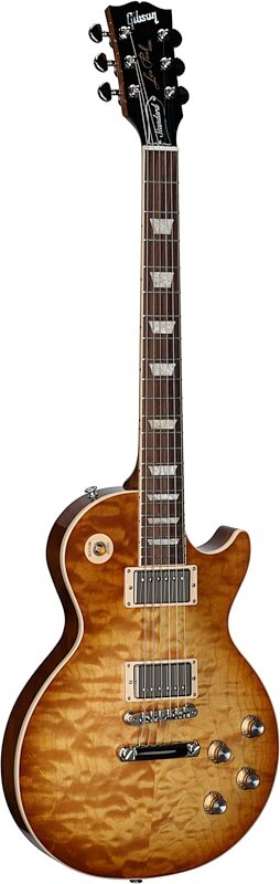 Gibson Exclusive Les Paul Standard 60s AAA Electric Guitar, Quilted Honeyburst, Serial Number 220540365, Body Left Front