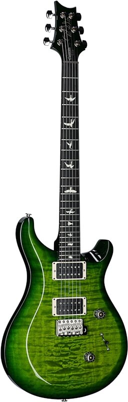 PRS Paul Reed Smith S2 Custom 24 Quilt Electric Guitar (with Gig Bag), Eriza Verde, Serial Number S2073122, Body Left Front