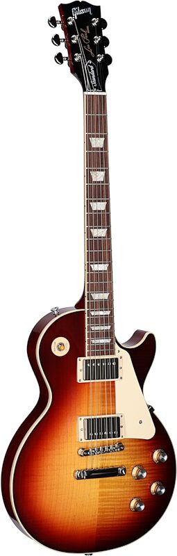 Gibson Exclusive '60s Les Paul Standard AAA Flame Top Electric Guitar (with Case), Bourbon Burst, Serial Number 221940130, Body Left Front