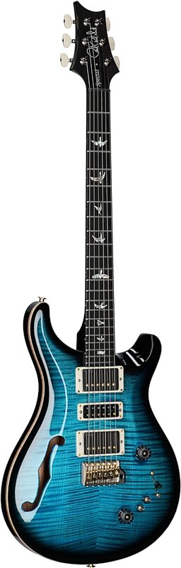 PRS Paul Reed Smith Special Semi-Hollow LTD 10-Top Electric Guitar (with Case), Carrol Blue Smoke, Serial Number 0389520, Body Left Front