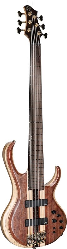 Ibanez BTB1836 Premium Electric Bass, 6-String (with Gig Bag), Natural Shadow, Serial Number 240500425, Body Left Front