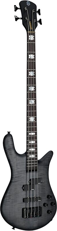 Spector Euro4 LX Electric Bass (with Gig Bag), Black Stain Matte, Serial Number 211NB21771, Body Left Front