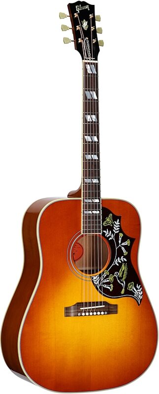 Gibson Hummingbird Original Acoustic-Electric Guitar (with Case), Heritage Cherry Sunburst, Serial Number 22334066, Body Left Front