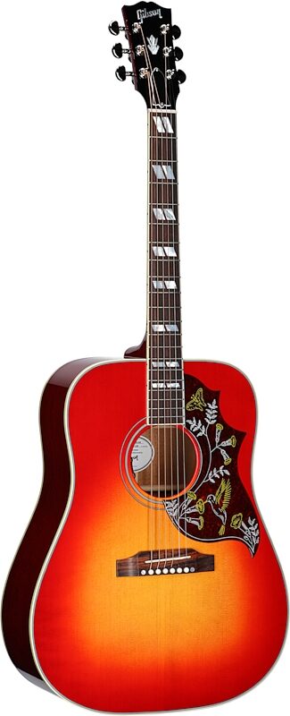 Gibson Hummingbird Standard Acoustic-Electric Guitar (with Case), Vintage Cherry Sunburst, Serial Number 22494108, Body Left Front