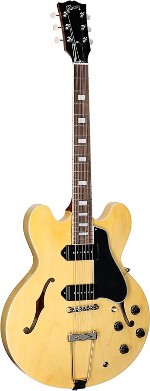 Gibson ES-330 Hollow Body Electric Guitar (with Case), Natural, Serial Number 223940266, Body Left Front