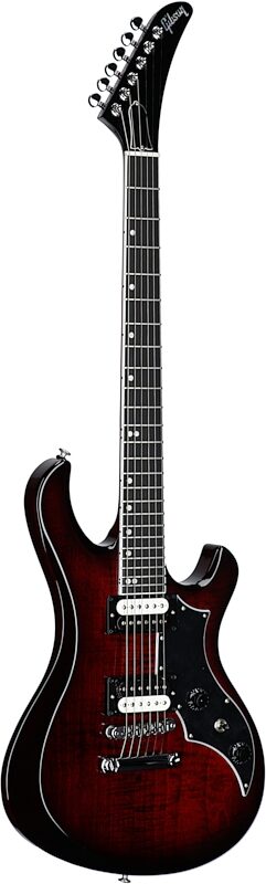 Gibson Victory Figured Top Electric Guitar (with Case), Wine Red, Serial Number 226440234, Body Left Front