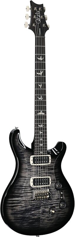 PRS Paul Reed Smith Custom 24-08 Pattern Regular Electric Guitar (with Case), Charcoal Wraparound Smokeburst, Serial Number 0392362, Body Left Front
