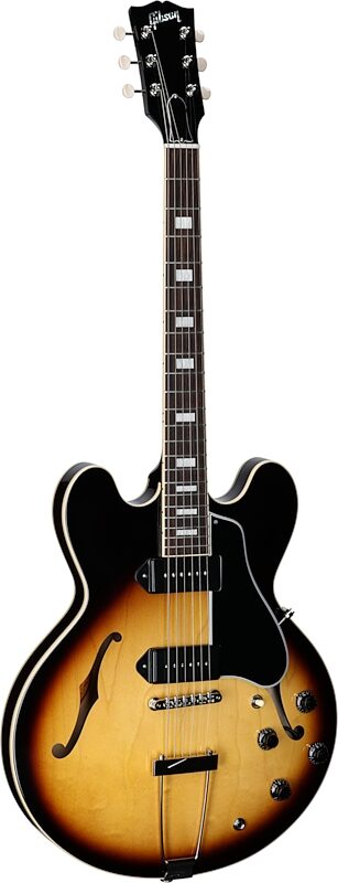 Gibson ES-330 Hollow Body Electric Guitar (with Case), Tobacco Sunburst, Serial Number 228340280, Body Left Front