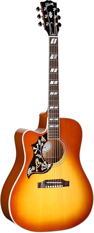 Gibson Hummingbird Standard Acoustic-Electric Guitar, Left-Handed (with Case), Heritage Cherry Sunburst, Serial Number 22964061, Body Left Front