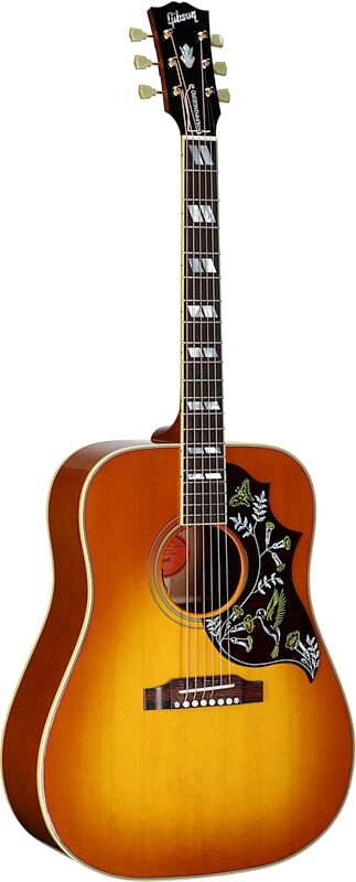 Gibson Hummingbird Original Acoustic-Electric Guitar (with Case), Heritage Cherry Sunburst, Serial Number 23094018, Body Left Front
