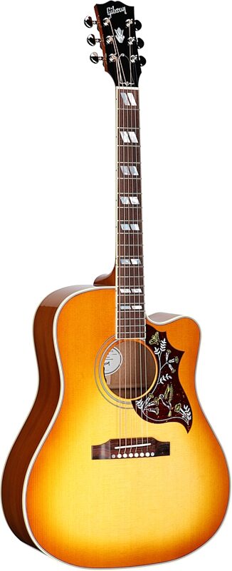 Gibson Hummingbird Standard Acoustic-Electric Guitar (with Case), Heritage Cherry Sunburst, Serial Number 23414098, Body Left Front