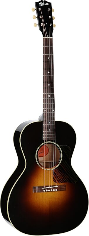 Gibson L-00 Original Acoustic-Electric Guitar (with Case), Vintage Sunburst, Serial Number 23274130, Body Left Front