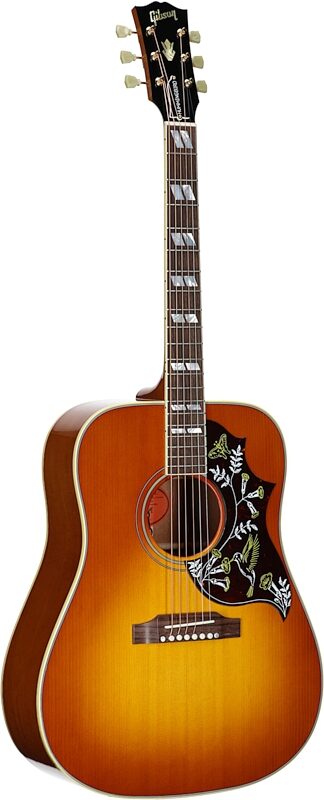 Gibson Hummingbird Original Acoustic-Electric Guitar (with Case), Heritage Cherry Sunburst, Serial Number 23314112, Body Left Front