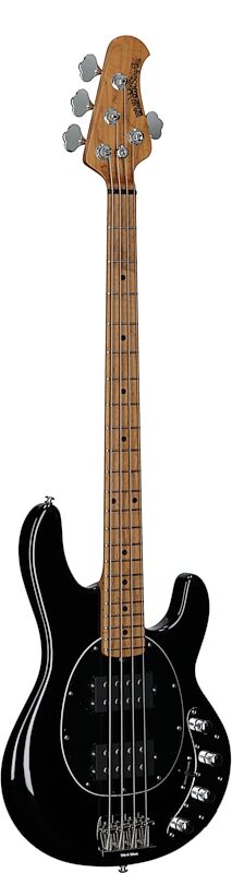 Ernie Ball Music Man StingRay Special HH Electric Bass (with Case), Black, Serial Number K05617, Body Left Front