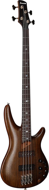 Ibanez SR5500 Prestige Electric Bass (with Case), Mocha Flat, Serial Number F2434042, Body Left Front