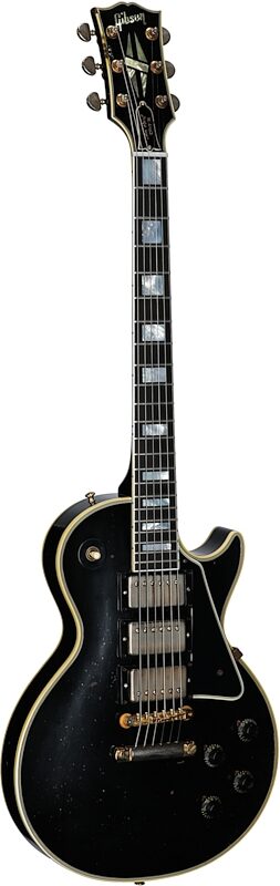 Gibson Custom Shop Eric Clapton 1958 Les Paul Custom Electric Guitar, Ebony, Serial Number EC 052, Body Left Front
