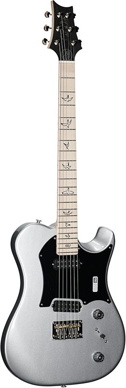 PRS Paul Reed Smith Myles Kennedy Electric Guitar (with Gig Bag), Platinum Metallic, Serial Number 0402089, Body Left Front