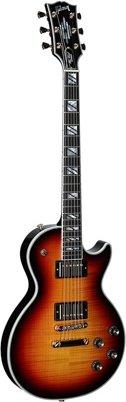 Gibson Les Paul Supreme AAA Figured Electric Guitar (with Case), Fireburst, Serial Number 231640121, Body Left Front