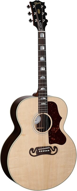 Gibson SJ-200 Studio Rosewood Jumbo Acoustic-Electric Guitar (with Case), Satin Natural, Serial Number 20275085, Body Left Front