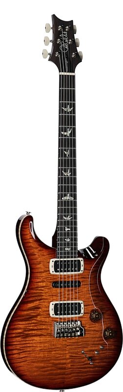 PRS Paul Reed Smith Modern Eagle V Electric Guitar (with Case), Dark Cherry Sunburst, Serial Number 0401371, Body Left Front