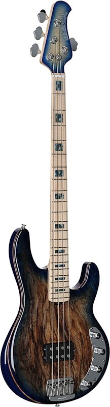 Ernie Ball Music Man BFR StingRay Special Electric Bass, Paua Blue, Serial Number F93768, Body Left Front